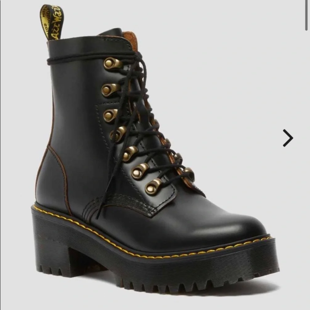 Dr. Martens Black Platform Ankle Boots - Picture 1 of 1